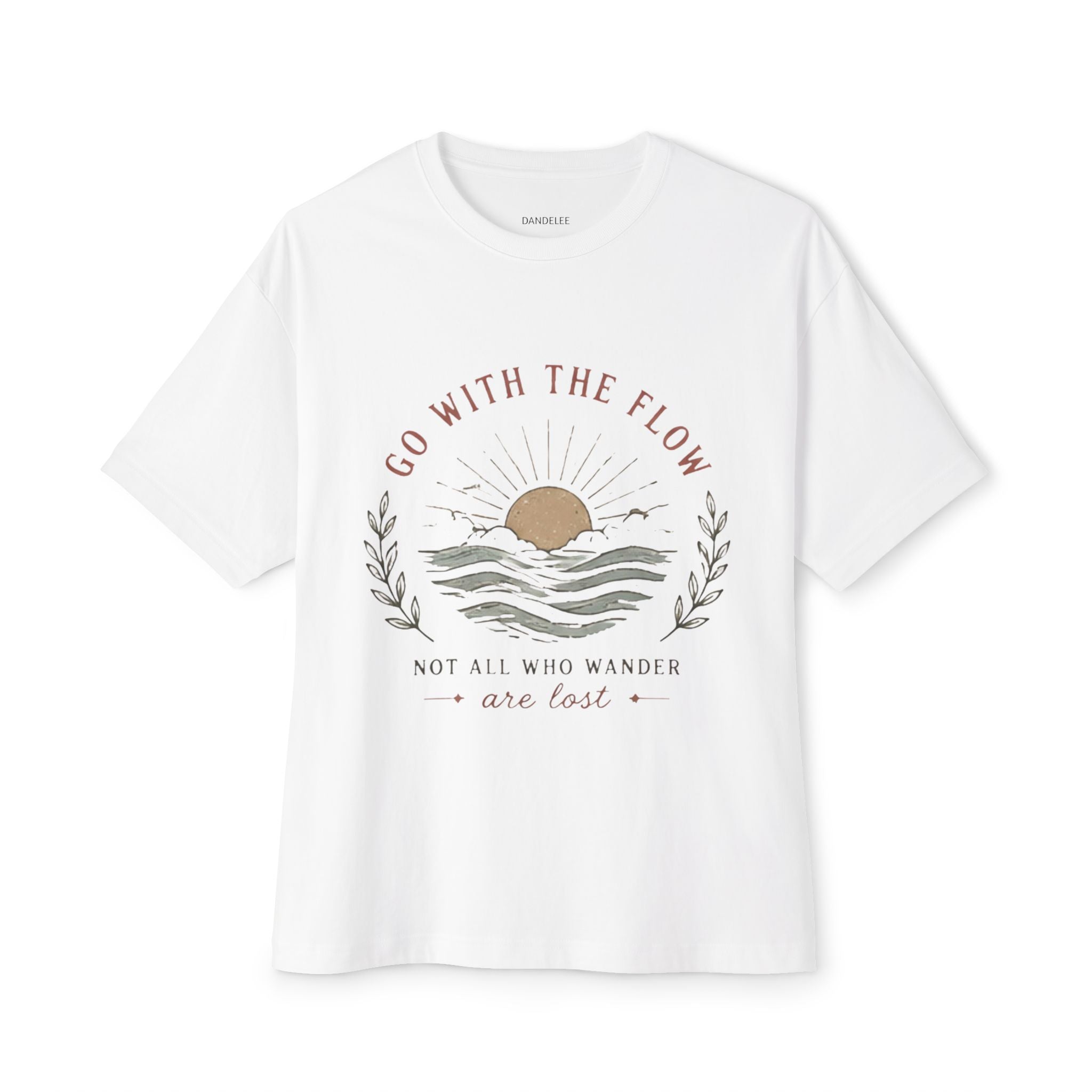 Go With The Flow - Unisex - Oversize Boxy Tee