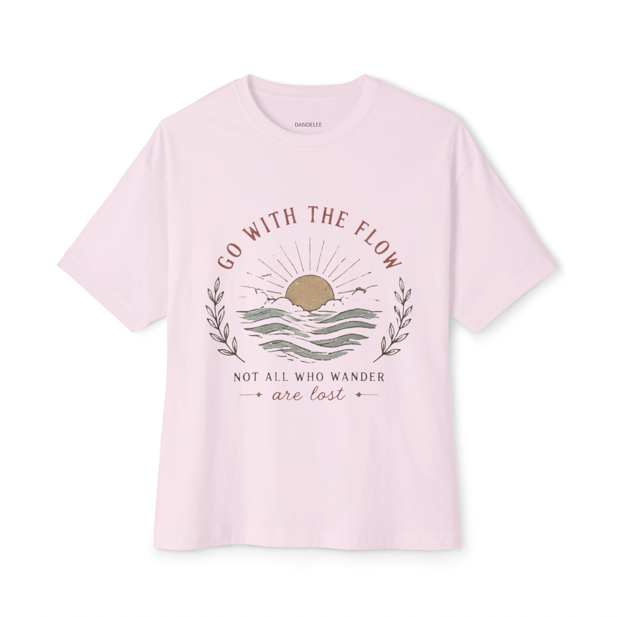 Go With The Flow - Unisex - Oversize Boxy Tee